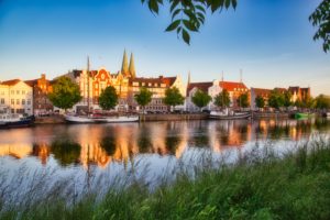 Die Lübecker Innenstadt vom Wasser