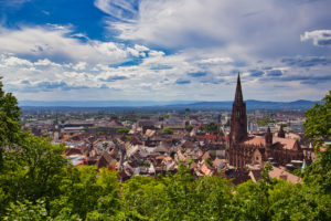 Panorama von Freiburg im Breisgau - Fotospot Freiburg - justmarius