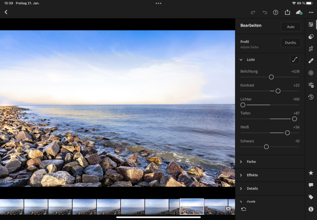 Adobe Lightroom for iPad